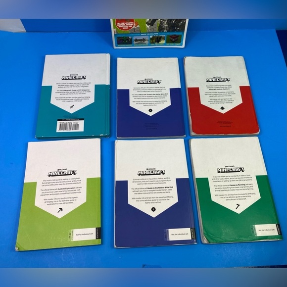 6 Minecraft Guide books Exploration Nether Redstone FARMING MINIGAMES - Picture 7 of 16